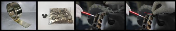 cale argentée de nickel pour souder des coupeurs de PDC