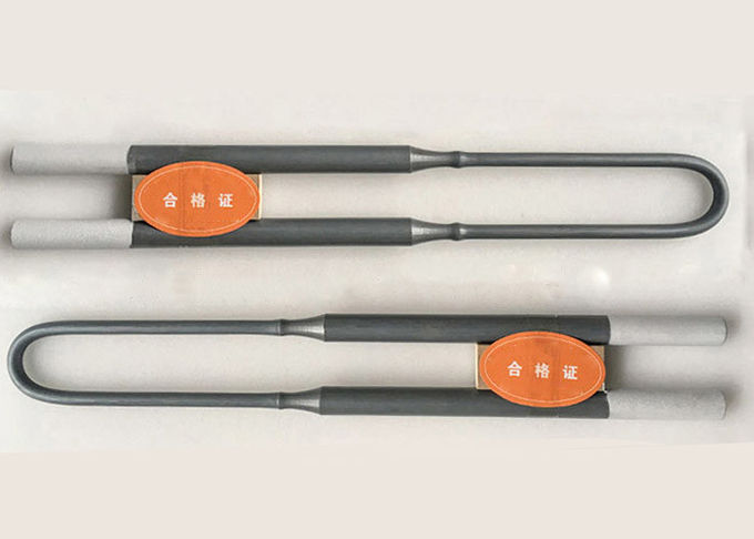 Type éléments de chauffe de 1800C Mosi2 Rod Molybdenum Disilicide Furnace 0 de Sinterheater U