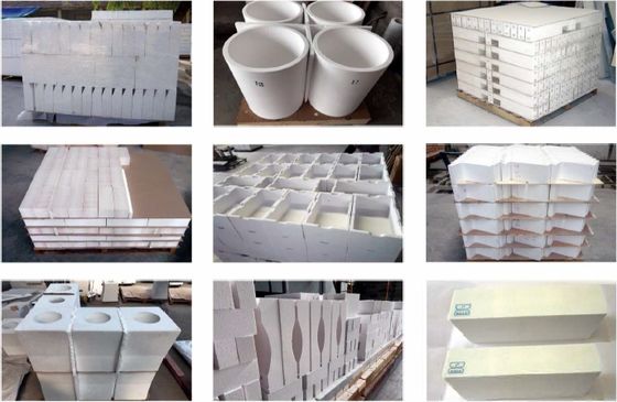 Pièces en céramique de corindon de haute pureté pour fours industriels