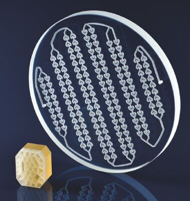 Céramique transparente fragile avec une grande fragilité et une faible expansion thermique pour les applications de semi-conducteurs