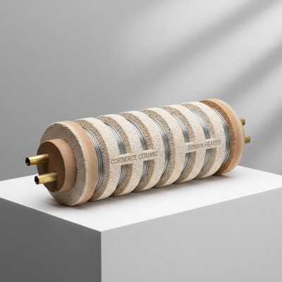 Chauffage à bobines en céramique cordierite