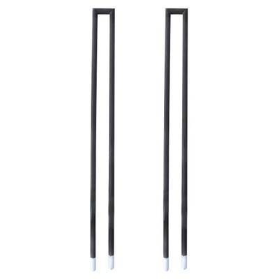 Éléments de chauffage SiC en forme de U pour environnements extrêmement chauds Temp 600C-1400C