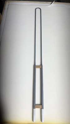 W U Type 1800°C MoSI2 Élément chauffant Air chauffant Silicium Molybdène Silicide chauffeur