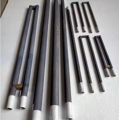 Nouveau four à tubes électriques à 1400 °C SiC, chauffe-eau de type U, éléments de chauffage Dia20 mm