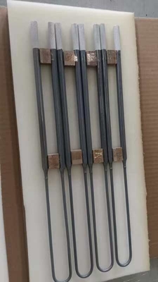 Élément de chauffage à haute température de type U Molibdène Mosi2 pour four de laboratoire jusqu'à 1800 °C