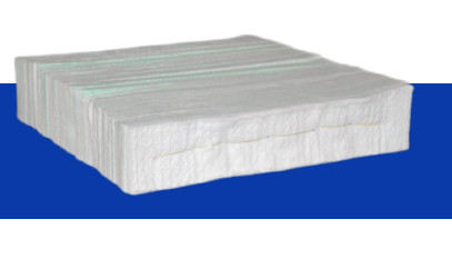 Bloc de placage industriel en céramique avec une faible conductivité thermique et un faible stockage de chaleur