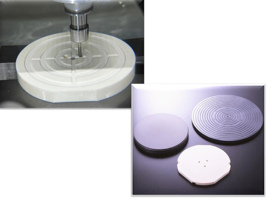 Parties céramiques de précision Wafer Chuck