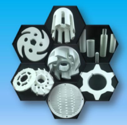 Pièces structurelles en céramique d'alumine industrielle pour batteries et pétrochimie