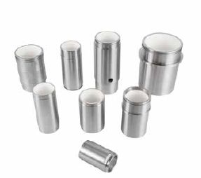 Liner de cylindre en céramique sans fossée pour pompe à boue