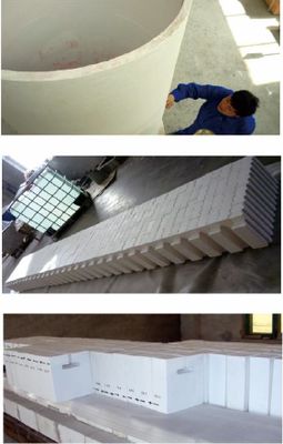 Parties en céramique de silice fondue pour applications industrielles