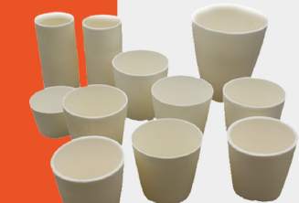 Creuset d'oxyde d'yttrium