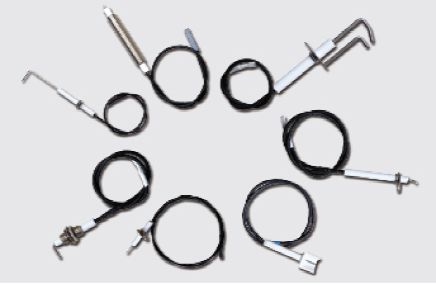 Série d'électrodes d'allumage pour barbecues à gaz