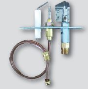 Série de dispositifs de protection contre le manque d'oxygène et de composants de flamme pilote