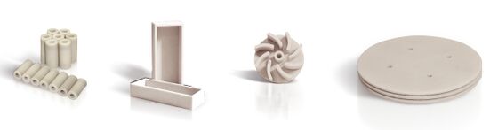 Pièces structurelles en nitrure d'aluminium