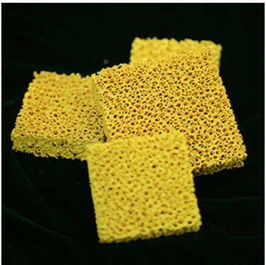 FILTRES EN CÉRAMIQUE DE MOUSSE DE ZIRCONE POUR LA FILTRATION DE LA FONTE ET DES ALLIAGES NON FERREUX