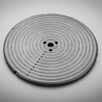 PLATEAUX OU PLAT DE CARBURE DE SILICIUM (SIC), COMME SUPPORT DE GAUFRETTE POUR L'ICP GRAVANT À L'EAU-FORTE LE PROCESSUS DANS L'INDUSTRIE DE LED