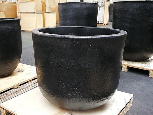 ALUMINE, CÉRAMIQUE DE CARBURE DE SILICIUM, CREUSET D'INDUCTEUR DE GRAPHITE