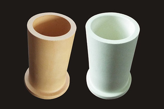 Creuset de zircone de la grande pureté Y2O3 pour le bâti titanique d'alliage
