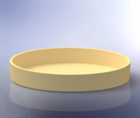 Creusets de Zircon de silicate de ΖIrconia pour le laboratoire de fabrication de verre, métaux non ferreux