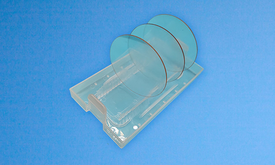 Cristal LaAlO3 optique simple 3 pouces de bon assortiment de trellis