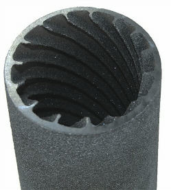 Élongation rayonnante à ailettes de fluage de résistance de vibration de tubes de brûleurs