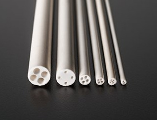 Couleur blanche résistante à l'usure ennuyée multi de tubes de l'alumine Al2O3