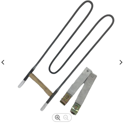 Type de 1700 degrés W éléments de chauffe de MoSi2 dans le four de vide, traitement thermique