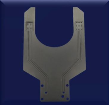 Bras de manipulation de plaquettes de précision en céramique, oxyde d'aluminium