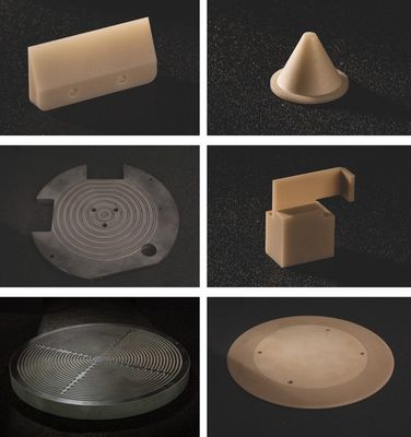 Pièces en nitrure d'aluminium et carbure de silicium